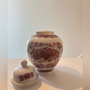Vintage Japanese Imari Ox Cart Ginger Jar